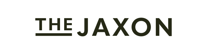 the jaxon logo on a gray background at The  Jaxon